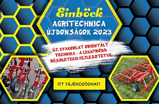 EINBÖCK Agritechnika újdonságok 2023