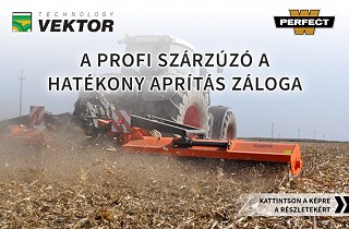 A profi szárzúzó a hatékony aprítás záloga