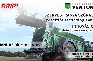 Szervestrágya szórás precíziós technológiával