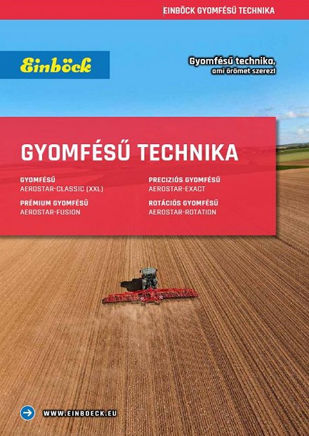 EINBÖCK gyomfésű technika