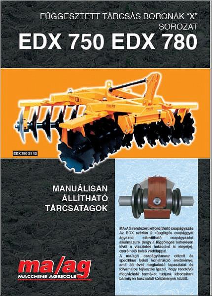 MAAG EDX 750 - EDX 780 -HU MAAG EDX 750 - EDX 780 -HU