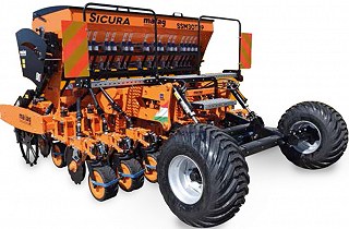 MAAG SICURA SSM mechanikus vontatott Min-Till és  No-Till vetőgép