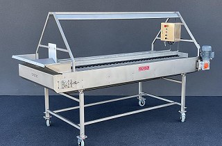 SORPAC ST 80, 100, 120 cm széles, görgős válogató asztal