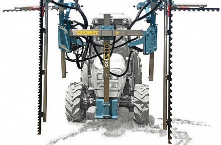 MULTIFUNCTION ARIEL VINEYARD DOUBLE csonkázó és előmetsző szőlőműveléshez