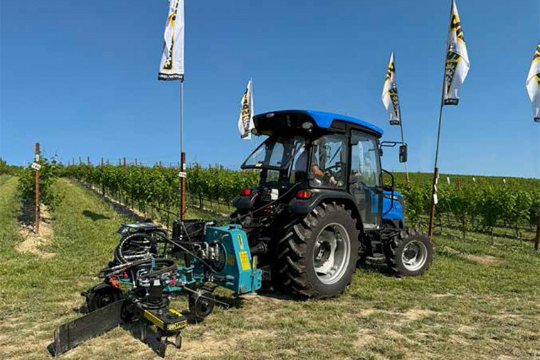 SM SINGLE / DOUBLE PUMP oldalazó mulcsozó és soraljművelő -SZŐLŐ, GYÜMÖLCS,,  1,59-2,3 m, 70-100 LE