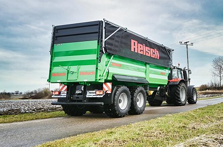 REISCH RTWK AGRISTAR sorozat 20-24 t, teknőplatós pótkocsi