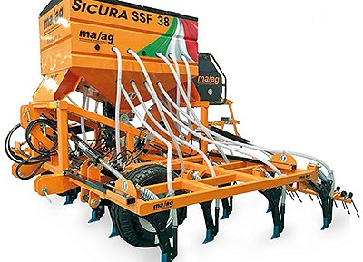 MAAG SICURA SSF pneumatikus függesztett késes Min-Till és  No-Till vetőgép